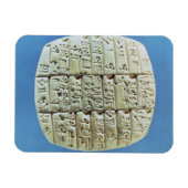 Tabelle mit cuneiform script, c.2400 BC (t Magnet (Horizontal)