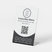Tabelle mit dem QR-Code für benutzerdefinierte Log Sockelschild (Vorderseite)