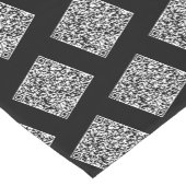 Tabelle mit den benutzerdefinierten QR-Code-Scan-I Kurzer Tischläufer (Ecke)