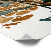 Tabelle neben dem Meer Poster (Ecke)