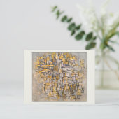 Tabelle Nr. 2 Zusammensetzung Nr. VII Piet Mondria Postkarte (Stehend Vorderseite)