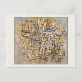 Tabelle Nr. 2 Zusammensetzung Nr. VII Piet Mondria Postkarte (Vorderseite)