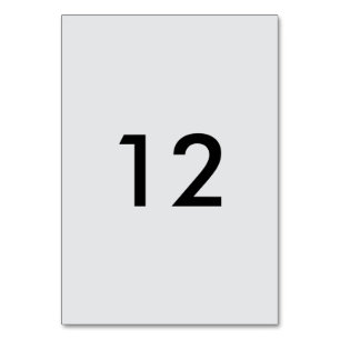 Tabelle Nummer Tischnummer