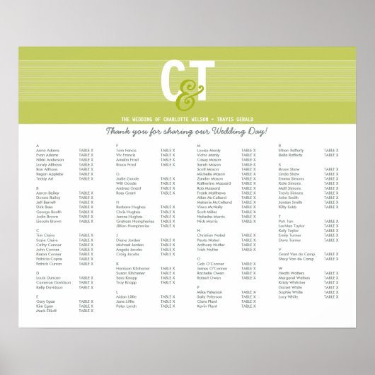 TABELLE-PLANCHARTA: Modline 3 Poster (Vorne)