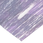 Tabelle Plum | Lila Silber-Spritzer Pinselstrich Kurzer Tischläufer (Ecke)