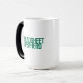Tabelle Superheld Excel Datenmanagement-Design Verwandlungstasse (Vorderseite Links)