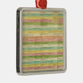 Tabelle vergleicht die Konstitutionen der US Silbernes Ornament (Rechts)