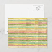 Tabelle vergleicht die Verfassungen der USA Postkarte (Vorne/Hinten)