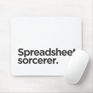 'Tabelle-Zauberer.' Lustiges Geburtstagsgeschenk f Mousepad