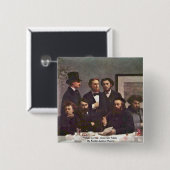 Tabellen-Ecke, Coin De Table By Fantin-Latour Button (Vorne & Hinten)