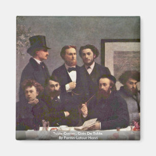 Tabellen-Ecke, Coin De Table By Fantin-Latour Magnet