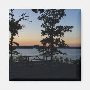 Tabellen-Felsen-Sonnenuntergang Magnet