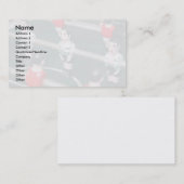 Tabellen-Fußball/Fußball Visitenkarte (Vorne/Hinten)