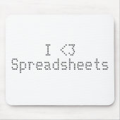 Tabellen I <3 Mousepad (Vorne)