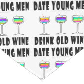 TABELLEN-LÄUFER - GETRÄNK-ALTER WEIN, DATIEREN KURZER TISCHLÄUFER (Ecke)