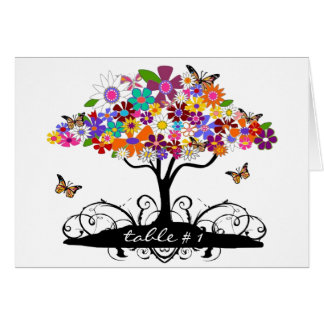 Tabellen-Sitzplatz-Karten - Hochzeit
