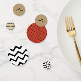 Tabellendekoration des Halloween-Party Konfetti