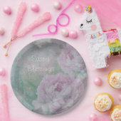 Tabelleneinstellung für Ostersegnung in Pastellfar Pappteller (Party)