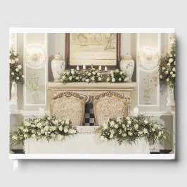 Tabelleneinstellung "Weiße Rosen" Gästebuch