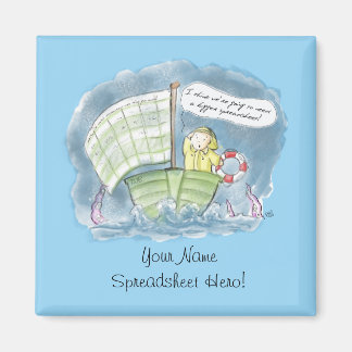 Tabellenkalkulation Hero Stormy Waters Magnet