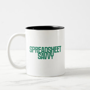 Tabellenkalkulation Könner Excel-Fähigkeiten Exp Zweifarbige Tasse