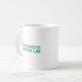 Tabellenkalkulationen liegen nie kaffeetasse (Vorderseite Links)