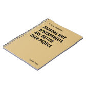 Tabellenkalkulationen sind besser lustige Buchhalt Notizblock (Linke Seite)