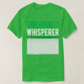 Tabellenkalkulationsprogramm "Whisperer Excel Acco T-Shirt (Design vorne)