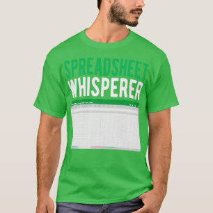 Tabellenkalkulationsprogramm "Whisperer Excel Acco T-Shirt
