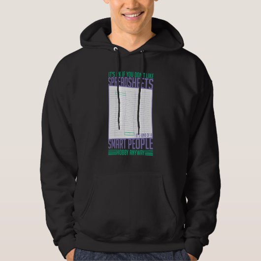 Tabellenkalkulationssoftware Budgetvorlagen 2 Hoodie (Vorderseite)