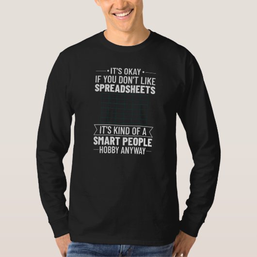 Tabellenkalkulationssoftware Budgetvorlagen T-Shirt (Vorderseite)