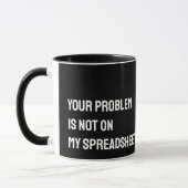 Tabellenkalkulationstabelle Funny Mug Tasse (Links)