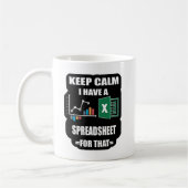 Tabellenkalkulationstabellen, Excel-Tasse-Shortcut Kaffeetasse (Links)