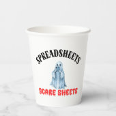 Tabellenkalkulationstabellen Pappbecher (Rückseite)