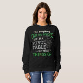 Tabellenkalkulationstabellenzähler für Nerd 1 Sweatshirt (Vorne ganz)