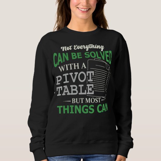 Tabellenkalkulationstabellenzähler für Nerd 1 Sweatshirt (Vorderseite)