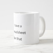 Tabellenkalkulationstitel Queen - Tasse von Nerds (Vorderseite Rechts)