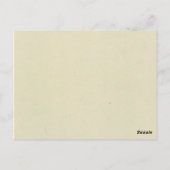 Tabellenkarte der Foto-Zahl 7 Postkarte (Rückseite)