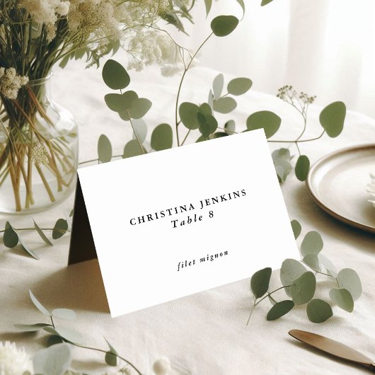 Tabellenkarte für den benutzerdefinierten Namen Ho Tischnummer