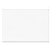 Tabellenkarte für einfache Imitate mit deklassiert Tischnummer (Rückseite)