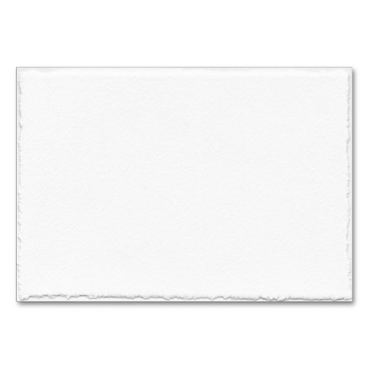 Tabellenkarte für einfache Imitate mit deklassiert Tischnummer (Vorderseite)