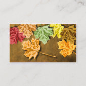 Tabellenkarte für Herbst Platzkarte (Rückseite)