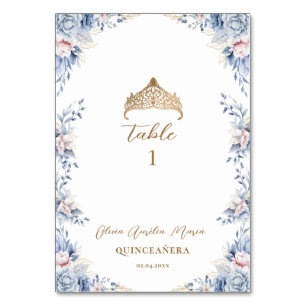 Tabellenkarte Tischnummer