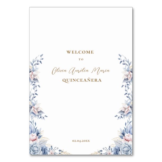 Tabellenkarte Tischnummer (Rückseite)