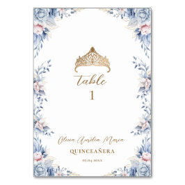 Tabellenkarte Tischnummer