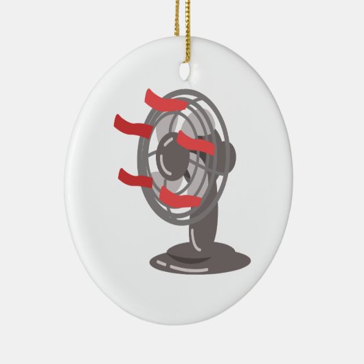 Tabellenlüfter Keramik Ornament (Rechts)