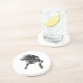 Tabellenpause, Labrador Getränkeuntersetzer (Seite)