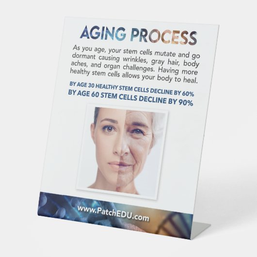 Tabellensignierung - Alterungsprozess Sockelschild (Vorderseite)