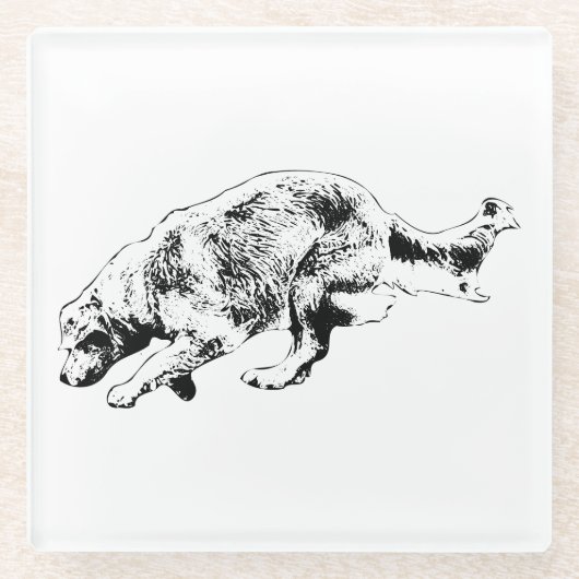 Tabellenspalte: Goldener Snapshot Glasuntersetzer (Vorderseite)