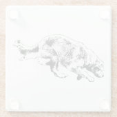 Tabellenspalte: Goldener Snapshot Glasuntersetzer (Rückseite)